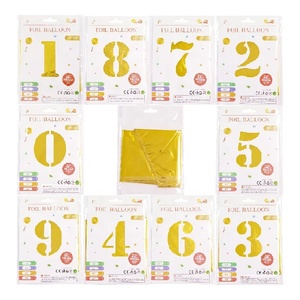 Bona 40 Inch Kích Thước Lớn Số Lá <span class=keywords><strong>Helium</strong></span> Bóng Bay Sinh Nhật Lễ Kỷ Niệm Đảng Trang Trí Lớn Globos Số Bóng Bay - Product Image 2