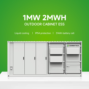 ตู้เก็บแบตเตอรี่ลิเธียมไอออนแบบ HV 100KWH-2MWH ระบบจัดเก็บพลังงานแสงอาทิตย์ระบบระบายความร้อน1MWh BUA-448V-125kWh ออนกริด - Product Image 1