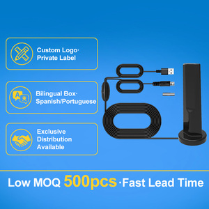 <span class=keywords><strong>Antena</strong></span> <span class=keywords><strong>de</strong></span> <span class=keywords><strong>TV</strong></span> para Interiores y Exteriores OEM con Base Magnética, Moldes y Empaque Personalizados para Distribuidores <span class=keywords><strong>de</strong></span> Marcas Latinoamericanas - Product Image 2