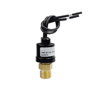 Capteur de pression en laiton, filetage NPT 1/4, 6 kgf/cm² ON, 7 kgf/cm² OFF, contact NC - Product Image 3