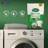 Lessive en poudre enzymatique écologique OEM, booster de lavage et détachant puissant pour éliminer les odeurs des vêtements