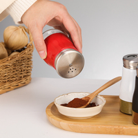 Bocaux à épices en verre de 90 ml avec couvercle à vis en métal anti-fuite pour le stockage du sel, avec impression de logo personnalisée via sérigraphie