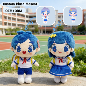 ของเล่นตุ๊กตาผ้ากำมะหยี่มาสค็อตออกแบบได้ตามต้องการ - Product Image 1