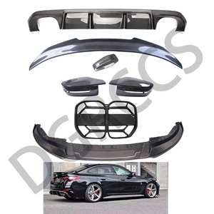Pour Série 4 G26 : Spoiler en fibre de carbone, lèvre avant, diffuseur arrière, aileron de requin pour rétroviseur - Product Image 1