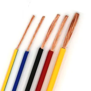 Custom Auto Internal Wiring 0.35~6.0mm2 FLY PVC Insulation Low Voltage Copper Automotive Primary Wire