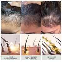 Huile capillaire à l'argan Lozee, huile de noix du Maroc, soin capillaire lissant et adoucissant pour cheveux bouclés, abîmés et secs, huile essentielle