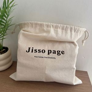 Wholesale Promotional Large Cotton <b>Drawstring</b> Dust Bag Custom Logo Printed Gift Dust <b>Pouch</b> - Product Image 3