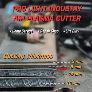 قاطع بلازما هوائي صناعي أحادي الطور 220 فولت 60 أمبير لقطع المعادن مع شاشة LED كبيرة وقاطع قوس توجيهي، قدرة قطع قصوى 20 مم، جديد، حد أدنى للطلب 1 - Product Image 3