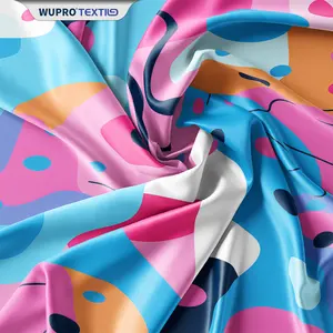 Printtek防水織りシャツ140gsmcooltex幾何学模様昇華生地ドレス用 - Product Image 1