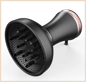 Venta directa de fábrica, difusor de <span class=keywords><strong>secador</strong></span> de pelo iónico <span class=keywords><strong>especial</strong></span> para cabello rizado, construcción de plástico eléctrico de 800W, protege el estilo suave para - Product Image 4