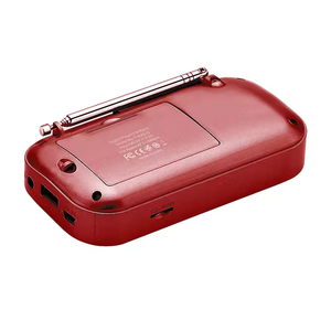 Radio AM/FM Compacta Retro de 2 Bandas con Altavoz, USB/Tarjeta TF, Multifunción, Batería Recargable Integrada Reemplazable - Product Image 5