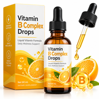 Gouttes de Vitamines B Complexes à Marque Blanche – Liquide B1 B2 B3 B5 B6 B12 – Complément OEM pour le Bien-être Quotidien et l'Énergie – Vente en Gros