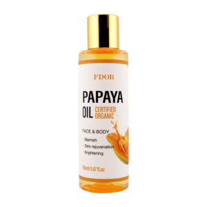 100% Pure Organic Papaya Óleo Corporal Massagem Sexual Corporal Body Shimmer <span class=keywords><strong>Oil</strong></span> Papaya Óleo Essencial para cuidados com a pele - Product Image 2