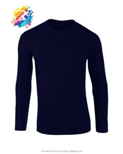 ออกแบบเสื้อยืดแขนยาวผ้าฝ้าย 100% ลายสก็อตสำหรับผู้ชาย พร้อมพิมพ์ลายดิจิทัลรักษ์โลก - Product Image 1