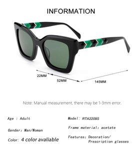 Gafas <span class=keywords><strong>de</strong></span> <span class=keywords><strong>Sol</strong></span> Unisex <span class=keywords><strong>de</strong></span> Alta Calidad con Marco <span class=keywords><strong>de</strong></span> Acetato, Estilo Ojo <span class=keywords><strong>de</strong></span> Gato, <span class=keywords><strong>Lentes</strong></span> Polarizadas con Logotipo Personalizado <span class=keywords><strong>para</strong></span> un Estilo Casual al Aire Libre - Product Image 4