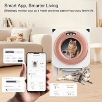Caja de Arena Inteligente para Gatos Kailan con Sensor de Seguridad Dual, Autolimpieza Automática, Control por Aplicación, Monitoreo del Peso Saludable del Gato, 76L, Gran Capacidad