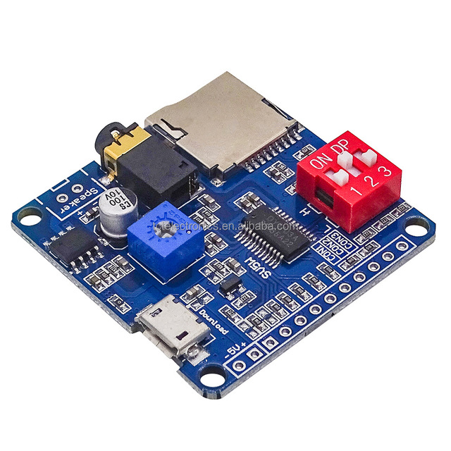 MP3 Voice Player Module One-to-one Trigger Serial Port Control Playback USB Download 8M Storage DY-SV8F