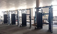 Máquina de Gimnasio Multifunción con Cable y Polea para Entrenamiento de Pecho, Piernas, Brazos y Tríceps