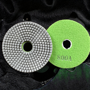 <span class=keywords><strong>Hizar</strong></span> Almohadillas de Pulido y Abrillantado de Diamante Húmedo OEM Personalizables de 4 Pulgadas (100mm), Grano 50, Abrasivo Medio, Flexibles para Carrocerías de Automóviles - Product Image 2