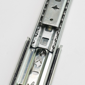 Glissières de tiroir robustes 31-50 kg 53 mm, télescopiques verrouillables pour <span class=keywords><strong>armoire</strong></span>, glissières à roulement industriel robustes - Product Image 6