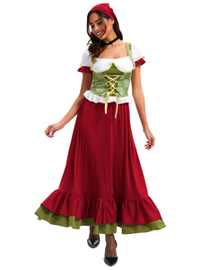Halloween Bar Ding <span class=keywords><strong>Dong</strong></span> Travail Allemagne Bière Femmes Performance Costumes - Product Image 3
