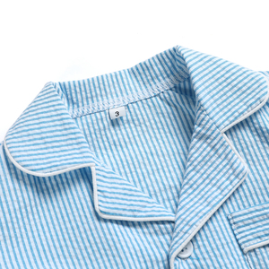 Set <span class=keywords><strong>Pigiama</strong></span> per Bambini RTS Primavera Estate in Seersucker con Mascherina Coordinata per Ragazze e Ragazzi - Product Image 5