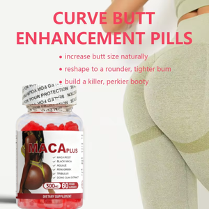 Complément alimentaire naturel pour l'amélioration des hanches, saveur de fruits, gommes pour l'amélioration des fessiers, collagène, complément pour tonifier les hanches - Product Image 4