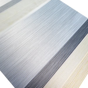 Hôtel Blackout Draperie 100% Polyester Respirant Blackout zèbre Aveugle Volant Rouleau Tissu Textiles pour Rouleau zèbre Stores - Product Image 3