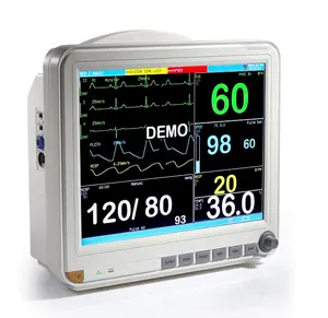 One Stop Supplier Human Animal Use Factory Supply Emergency Ambulance Icu Use Medical Grade 15Inch Remote Patient Monitor