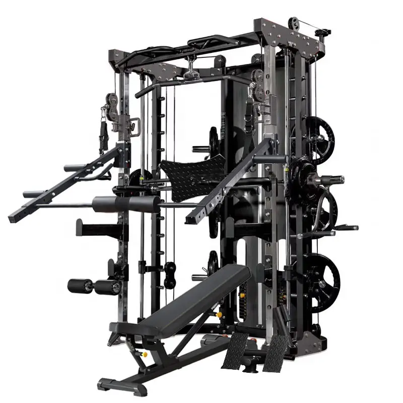 Fitness geräte Bodybuilding Multifunktion ale Smith Maschine Kabel Crossover Functional Traine Home Gym Zum Verkauf Made