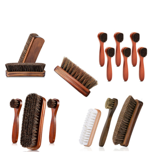 <span class=keywords><strong>Brosse</strong></span> de cheval en bois pour le nettoyage et le polissage des chaussures de voiture, pour sièges en cuir, 1 pièce, meilleures ventes - Product Image 6