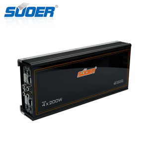 Amplificador de Coche Profesional BD-200.4 de 2400W y 4 Canales, 12V Clase D, <span class=keywords><strong>1200</strong></span> Watts <span class=keywords><strong>RMS</strong></span>, Alto Rendimiento, Crossovers - Product Image 5