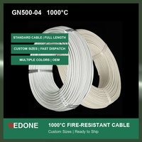 Câble résistant au feu GN500-04 300/500V 1000 ° Fil isolé en nickel pur pour la métallurgie et les fours industriels