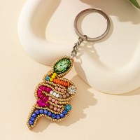 Porte-clés de sac et breloques de sac serpentines colorées, ajourées et légères, bijoux fantaisie pour séances photo