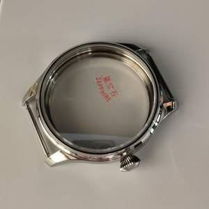Boîtier <span class=keywords><strong>de</strong></span> <span class=keywords><strong>montre</strong></span> 44 mm en acier inoxydable 316L à double dôme en verre saphir, compatible avec les mouvements ETA 6497 6498 Haiou St36 - Vente chaude - Product Image 1