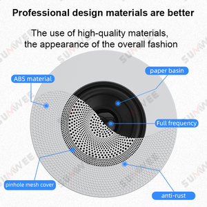 Sumwee OEM 102 4ohm 10W Mini thụ động âm thanh vòm hệ thống Trần speakerroof nhà khách sạn nền âm nhạc loa - Product Image 3