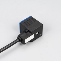 Prise de solénoïde étanche avec indicateur LED HM3250 AC/DC24V 4A, étanche à l'eau et à la poussière, pour pièces de grue de construction XCMG