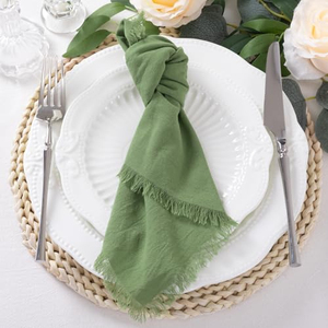 Serviettes en tissu brut carrées, style nordique, coton-lin, 45x45cm, napperons de fête et de vacances, personnalisables, origine Chine - Product Image 4