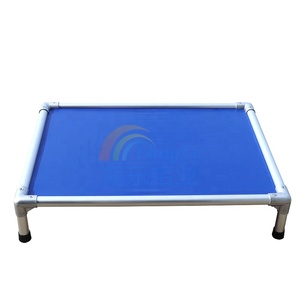 工厂防咀嚼高架狗床宠物床银色黑色铝框尺寸S <span class=keywords><strong>M</strong></span> L XL冷却高架宠物婴儿床床 - Product Image 2