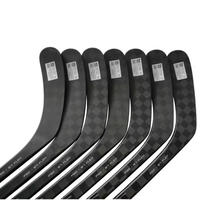 Bâtons de hockey sur glace en fibre de carbone monobloc, haute résistance, professionnels, légers, durables, point de frappe réglable, pour l'entraînement