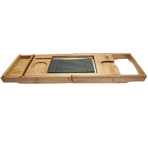 Caddy de bain en bambou Plateau de bain Premium Caddy de baignoire de haute qualité - Product Image 2