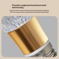 Ampoule LED en cristal Olive à spectre complet, haute luminosité, à économie d'énergie, culot E14/E27, lustre décoratif de luxe