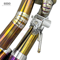 Système d'échappement SDO Performance en titane doré OEM pour Lamborghini URUS 4.0T V8 2018-2026 avec downpipes catalysés à haut débit