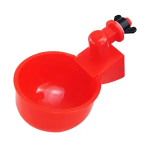 Bebedor de água para aves domésticas, copo para beber água automático para porquinho, pássaro, frango, codornas