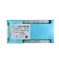 Circuit de protection de batterie (BMS) haute intensité 50A 60A 100A 120A avec capteur de température et de balance pour batteries 12S 14S 15S 16S 3.7V 3.2V