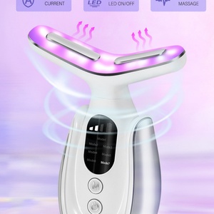 7 Color Multifunctional Facial <b>Massager</b> <b>Tool</b> ABS Material for Skin Care Face & Neck Wrinkles Removal Skin Tightening - Product Image 3