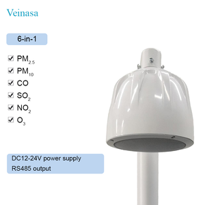 เครื่องตรวจวัดคุณภาพอากาศขนาดกะทัดรัด AQS006AS รองรับ MODBUS เครื่องตรวจจับคุณภาพอากาศ CO SO2 O3 NO2 Pm2.<span class=keywords><strong>5</strong></span> Pm10 เซ็นเซอร์ตรวจวัดคุณภาพอากาศภายนอกอาคาร - Product Image 3
