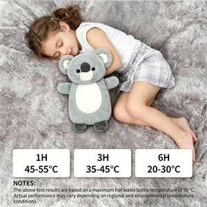 Bouteille d'eau chaude longue de haute qualité en gros avec housse en <span class=keywords><strong>peluche</strong></span> Koala, sac d'eau chaude en <span class=keywords><strong>peluche</strong></span> - Product Image 3