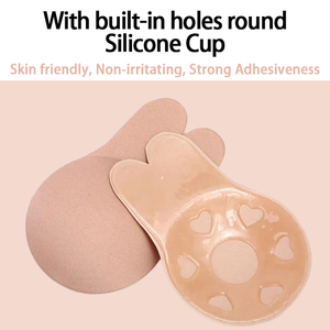 Invisible <span class=keywords><strong>Push</strong></span> <span class=keywords><strong>Up</strong></span> <span class=keywords><strong>soutien</strong></span>-<span class=keywords><strong>gorge</strong></span> réutilisable Silicone sans bretelles poitrine autocollants femme auto-adhésif pâteux soutiens-<span class=keywords><strong>gorge</strong></span> mamelon couverture Lingerie Pad - Product Image 4