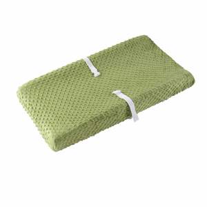 Housse de table à langer en peluche Minky à pois super douce 33x17x7 pouces, draps de table à langer respirants pour bébé unisexe - Product Image 6